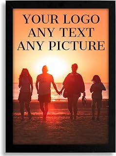 PB TECH Personalised Framed Prints Beautiful Memories of Family, Friends, Loving Ones and Pets Personalised Gifts Special Unique Gifts for Any Celebration A5, A4, A3 Unique gift