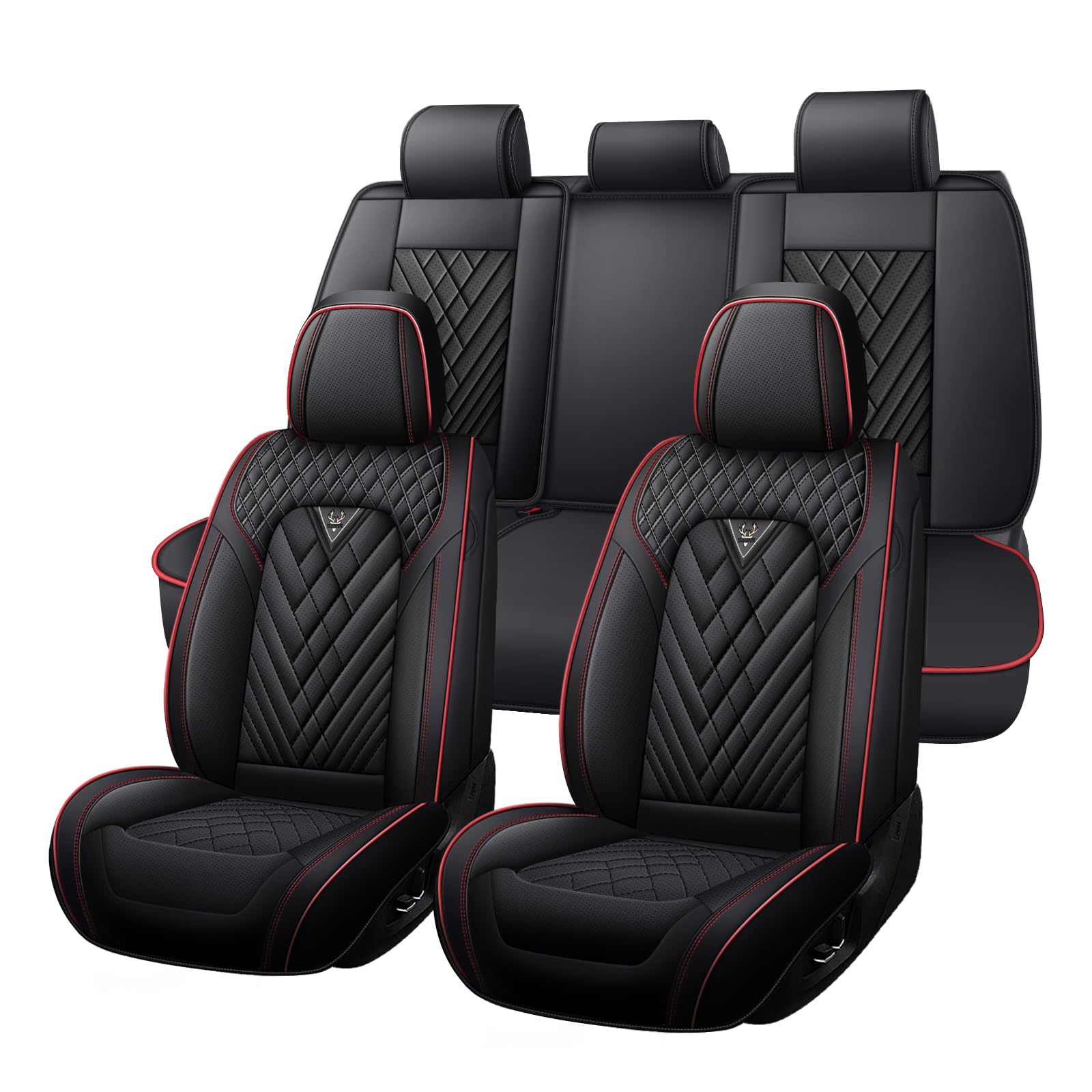Car Seat Covers Full Set for Toyota RAV4 2000-2026, Anti-Slip Full Coverage Car 