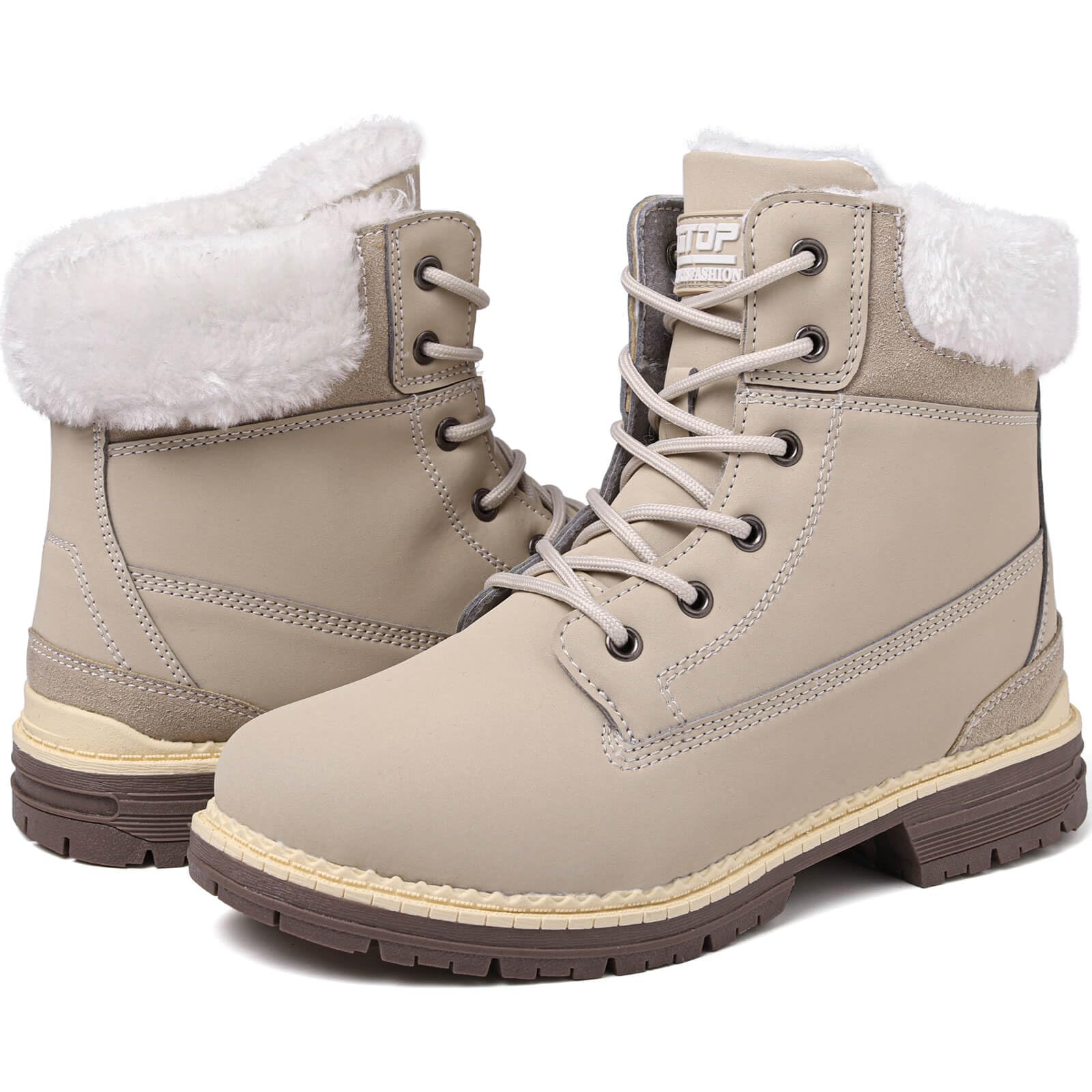 Winter Boots for Women Snow Boots Waterproof Fur Lined Warm Hiking Boots Ladies 