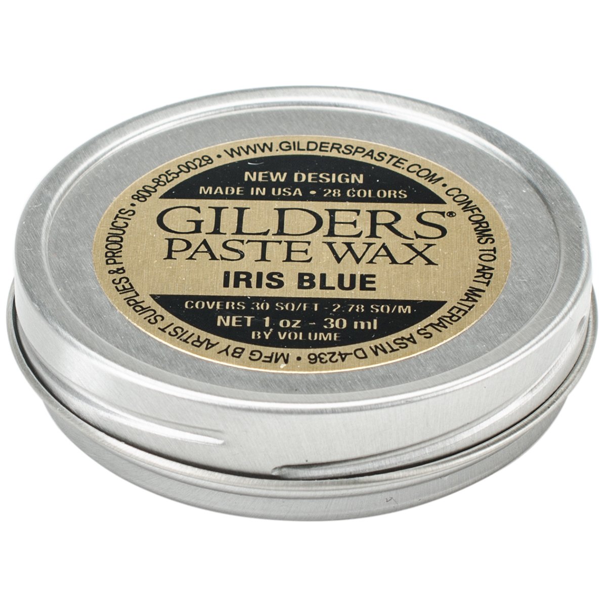 Baroque Art Gilders Paste 1.5 Ounces-Iris Blue