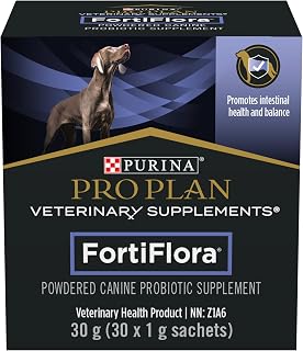 Purina Pro Plan Veterinary Supplements Fortiflora Powdered Dog Probiotics - 30 g sachets (Pack of 30)