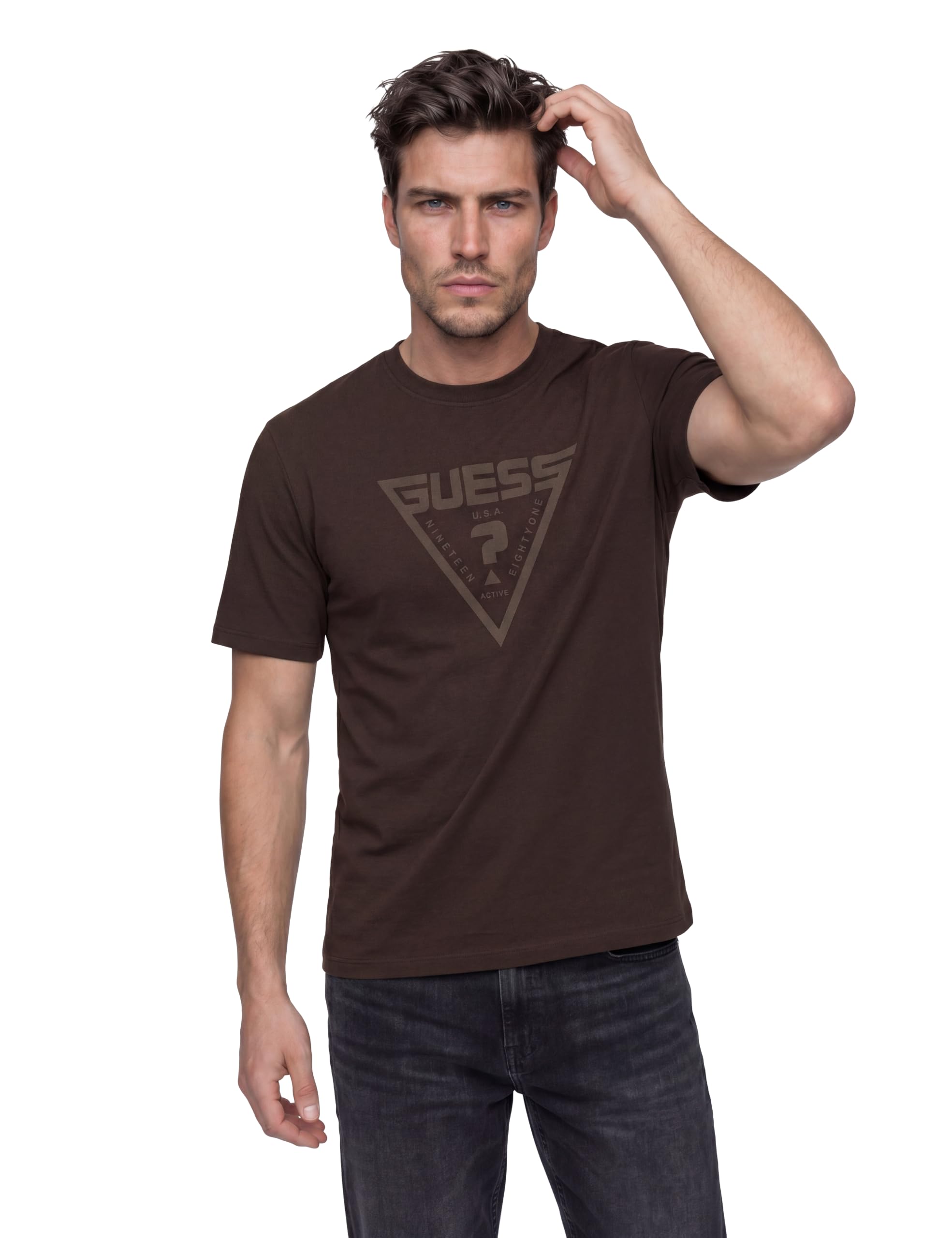 Guess Z4bi02i3z14 AZHA CN Over T-Shirt Men's (Pack of 1)