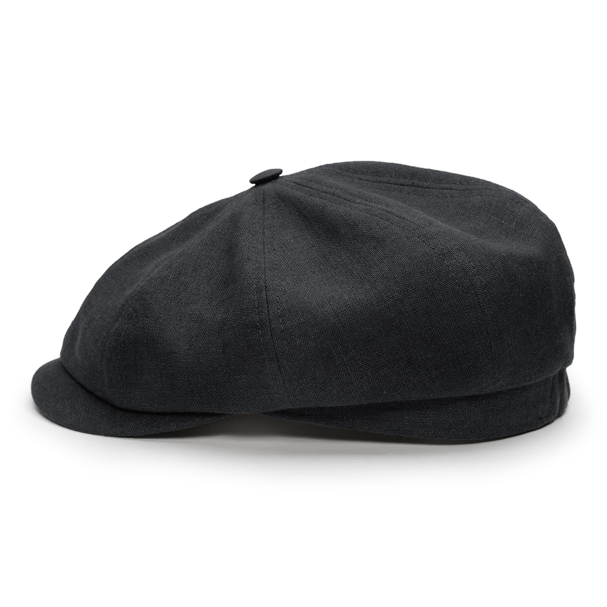 Sterkowski Model Rowdy | 100% Linen Newsboy Cap for Men and Women | Airy 8 Panel