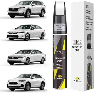 XNA Platinum White Pearl(NH-883P) for Honda Touch Up Paint | Car Scratch Remover for Nicks and Chips Repair, 2-In-1 Quick & Easy Fix Car Scratch Repair Kit with Exact Color-Matched