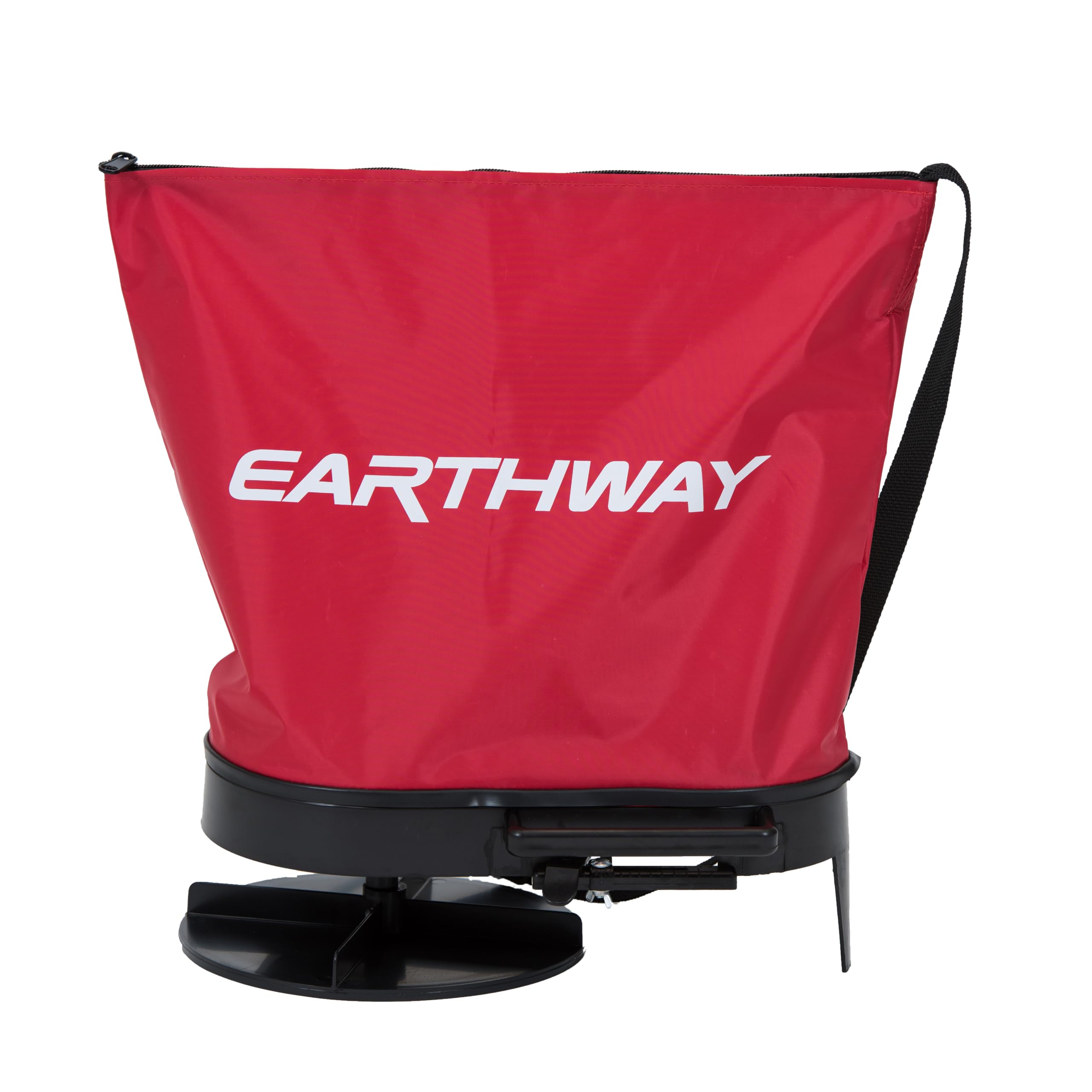 EarthWay Products 2750 25lb Nylon Bag Seeder Spreader - Red, Durable, Water Resi