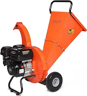 C40 Wood Chipper 4" inch Max Diameter Capacity 9 HP 274cc Gas Powered Engine Heavy Duty Shredder Mulcher