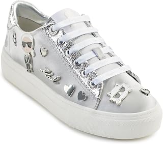 Karl Lagerfeld Cushioned Insole Everyday Cate Rue Pins – Lace Up Women's Trainers