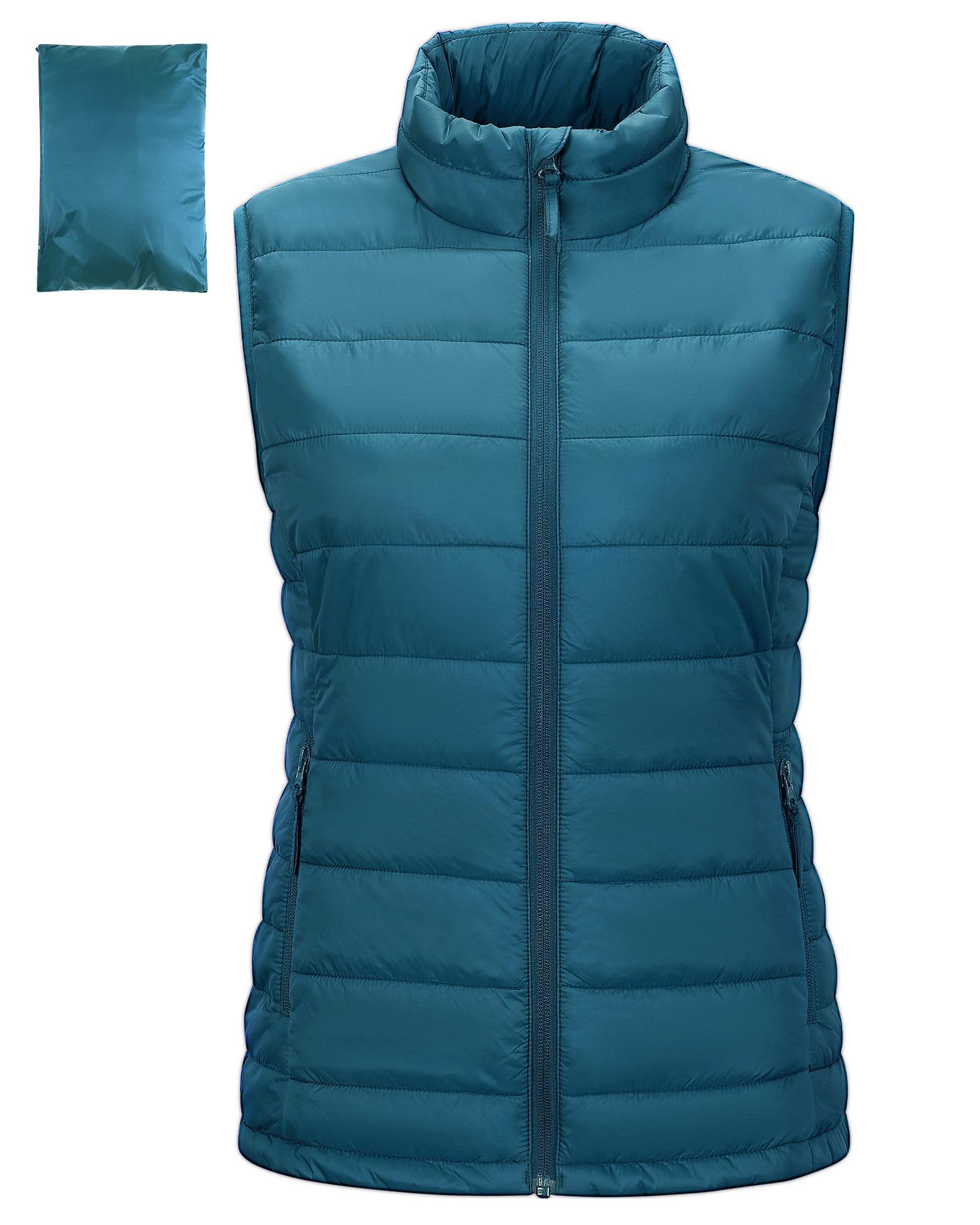 Outdoor Ventures Womens Puffer Gilet Packable Quilted Vest