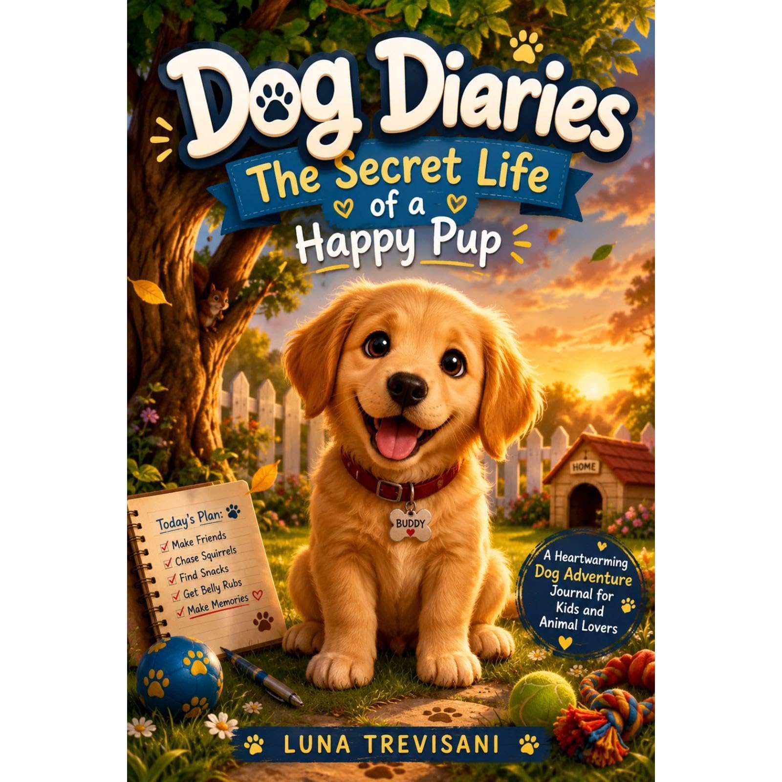 Dog Diaries: The Secret Life of a Happy Pup: A Heartwarming Dog Adventure Journa