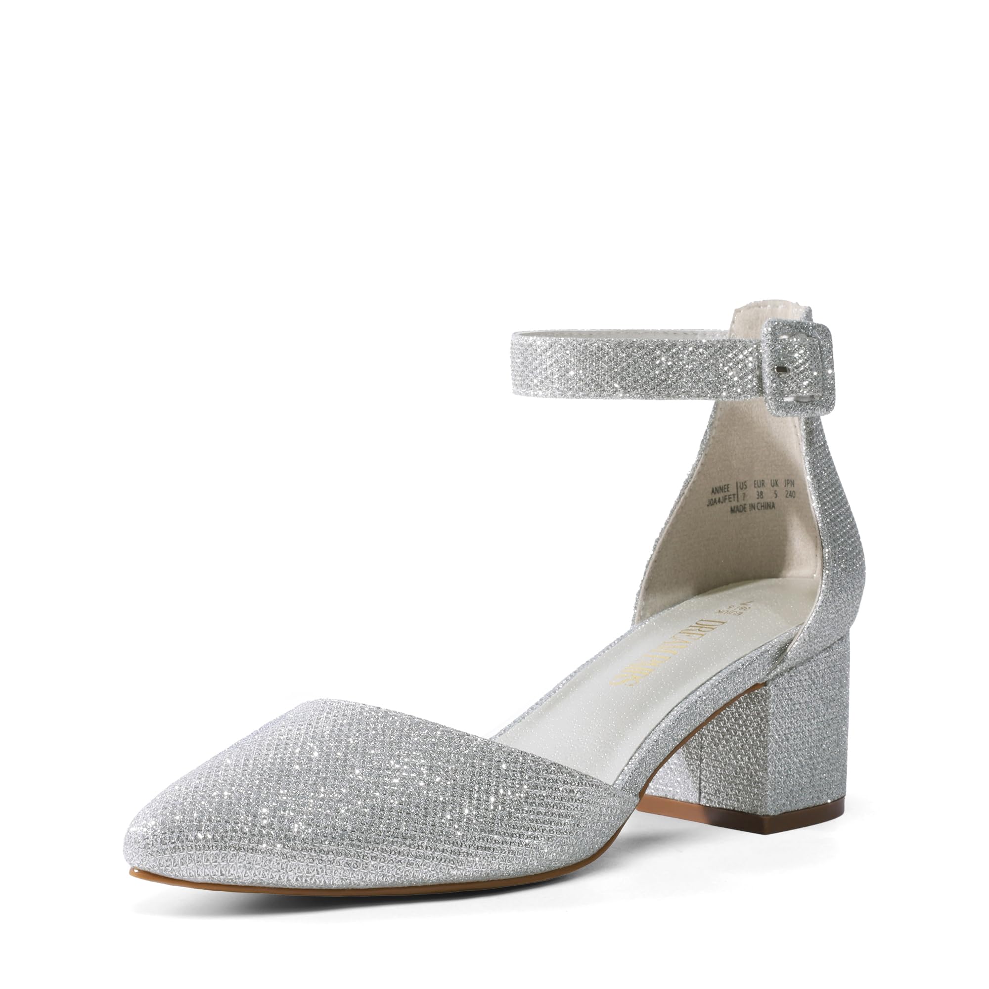 DREAM PAIRS Women's Wide Heel Shoes
