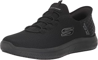 Skechers Men's Summits Colsin Bungee | Work, Slip-ins, Slip Resistant, Electrical Hazard, Air-Cooled Memory Foam