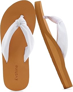 Evshine Women's Flip Flops, Yoga Mat Thong Sandals