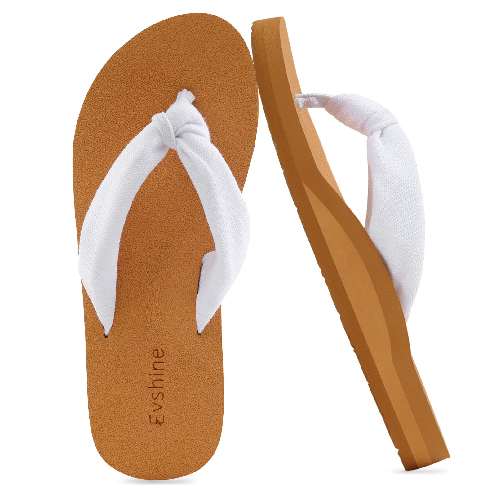 Evshine Women's Flip Flops, Yoga Mat Thong Sandals