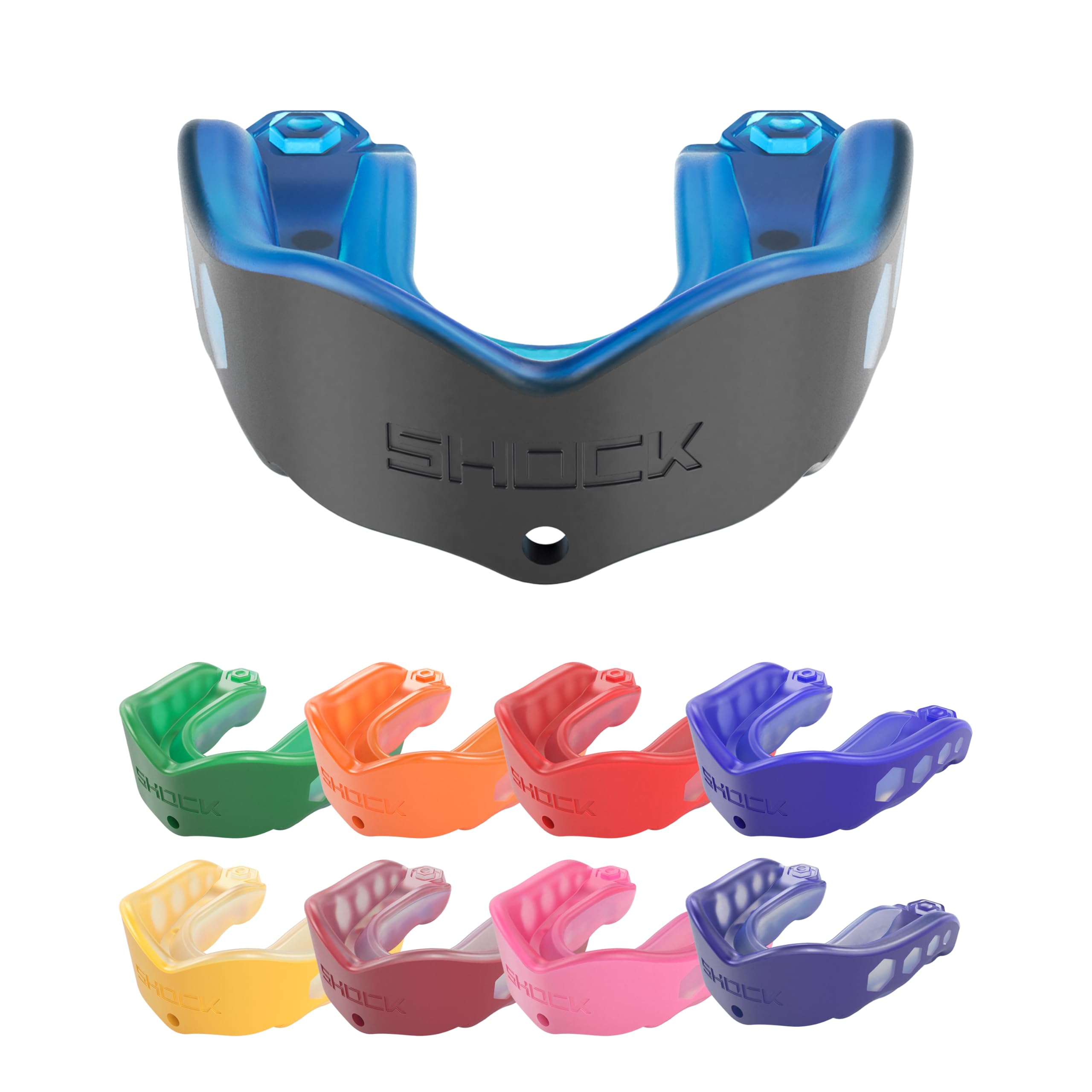 Shock Doctor Gel Max Mouth Guard, Sports Mouthguard for Football, Lacrosse, Hock
