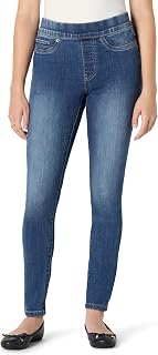 Amazon Essentials Women's Mid-Waist Stretch Denim Jegging