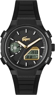 Lacoste Watch LC33 Collection Analog-Digital Multifunction Quartz Watch with Silicone Bracelet - Available for Men and Women