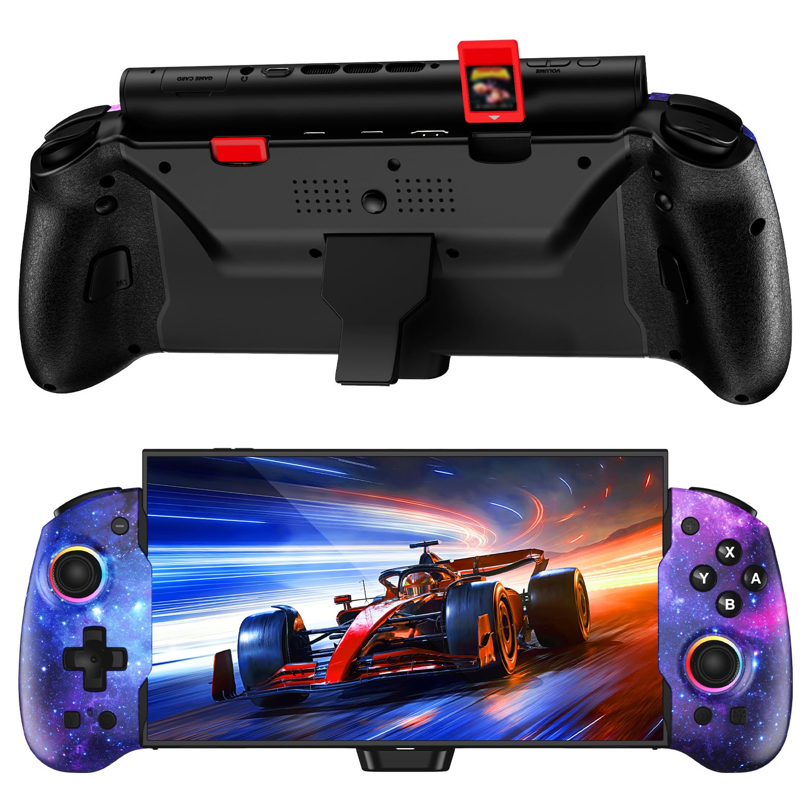 NexiGo Hall Effect Gripcon for Switch 2, 4K HDMI Output for TV Mode, Ergonomic H