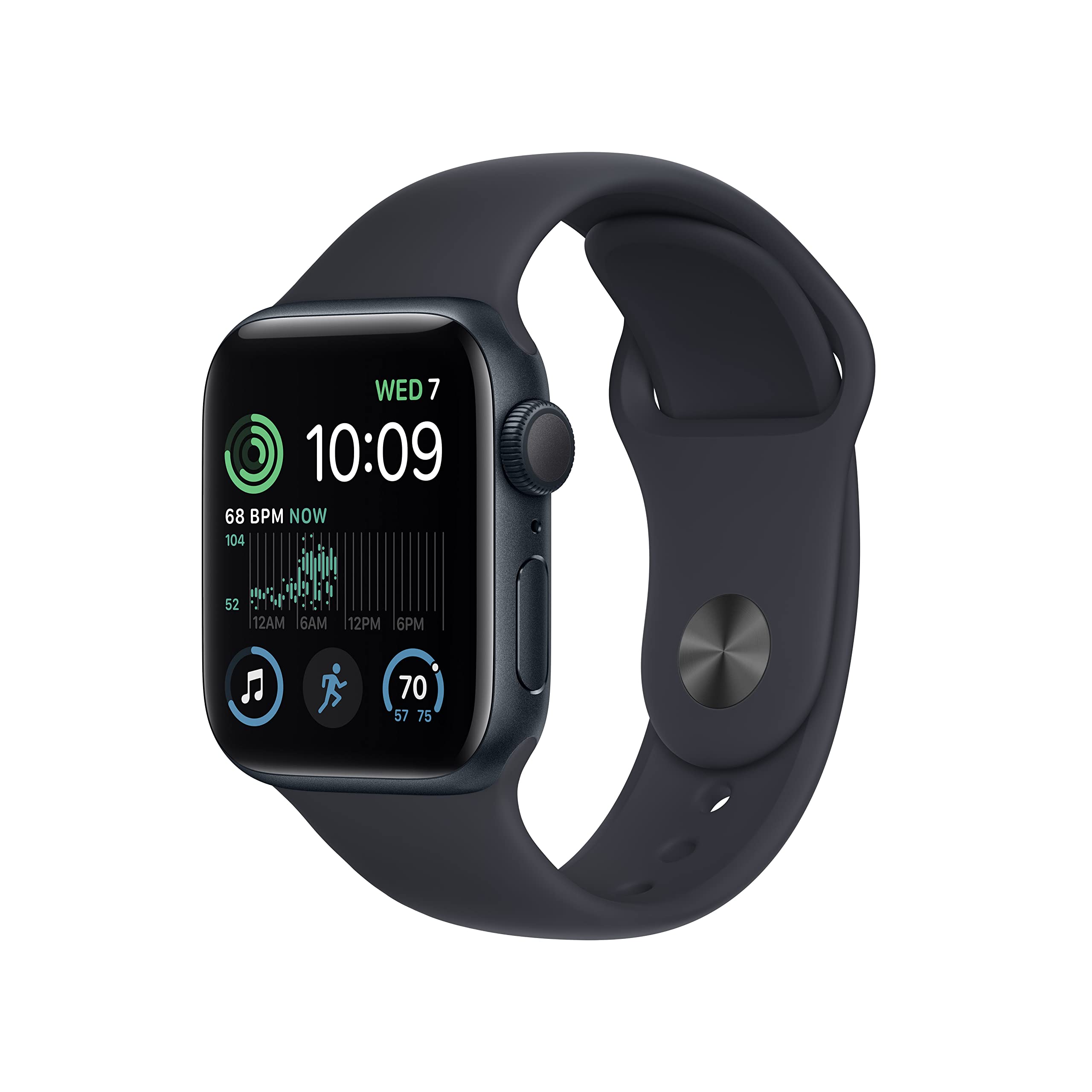 Apple Watch SE (2nd Gen) (GPS, 40mm) - Midnight Aluminum Case with Midnight Spor