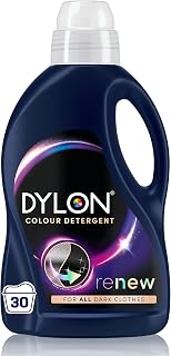 Dylon Black & Dark Detergent (30 Wash Loads), Liquid Laundry Detergent for all Black & Dark Clothes, renewing in every wash with optimal results in 10 washes