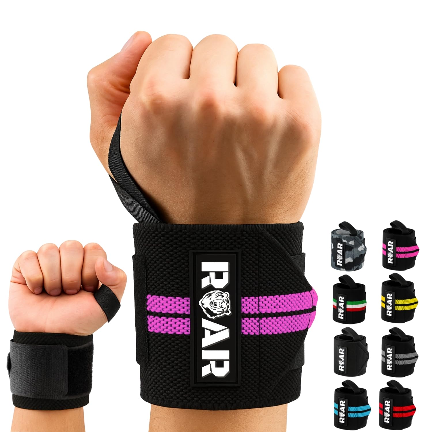 ROAR® Wrist Bandages Fitness, Wrist Wrap, Wrist Bandage, Fitness Wrist Bandage, 