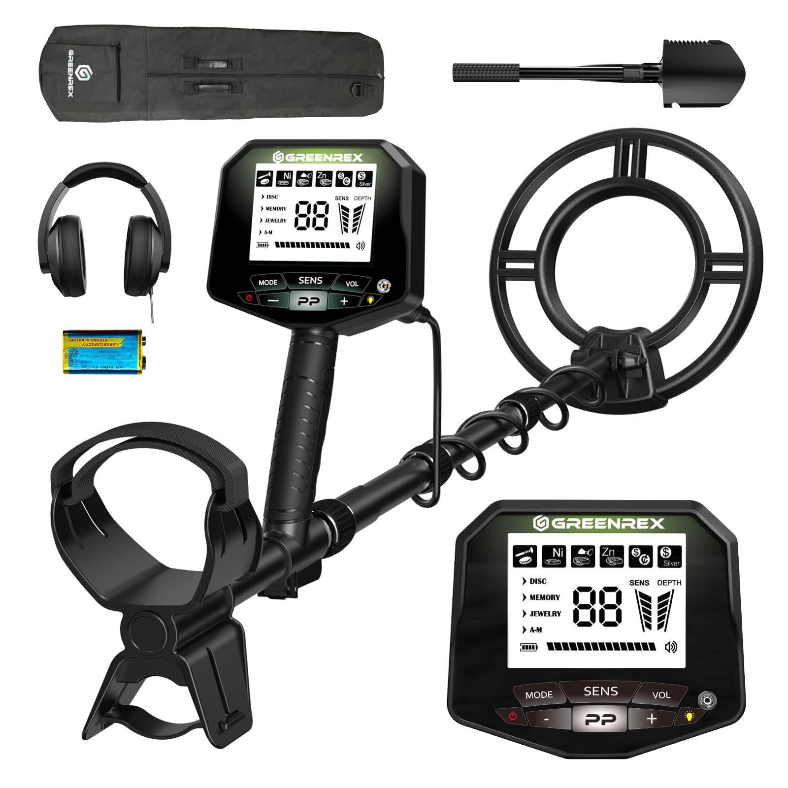 Metal Detector for Adults Professional, Waterproof Pinpoint, High Accuracy Gold 