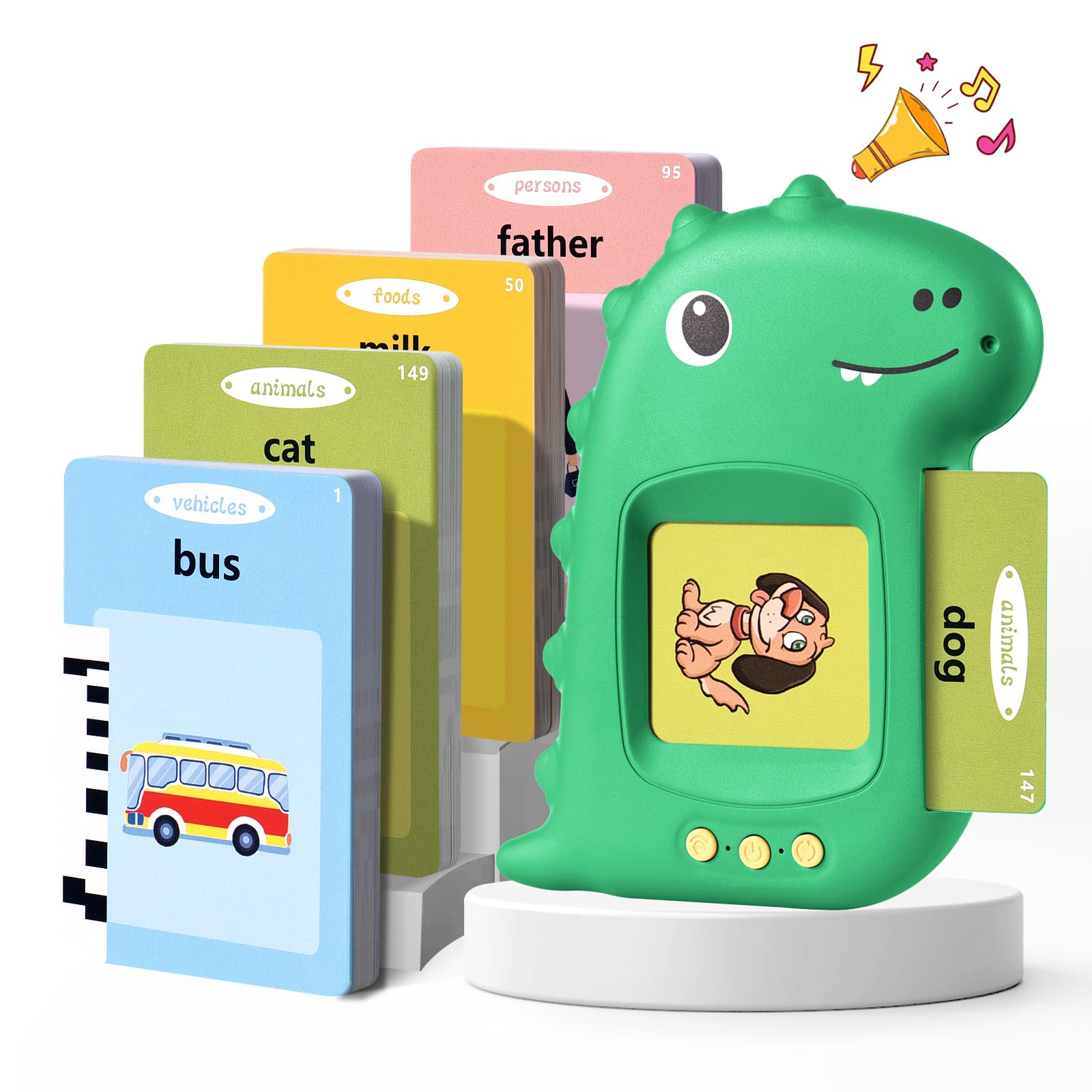 Talking Flash Cards for Toddler Learning Toys for 3 4 5 Year Old Boys Girls