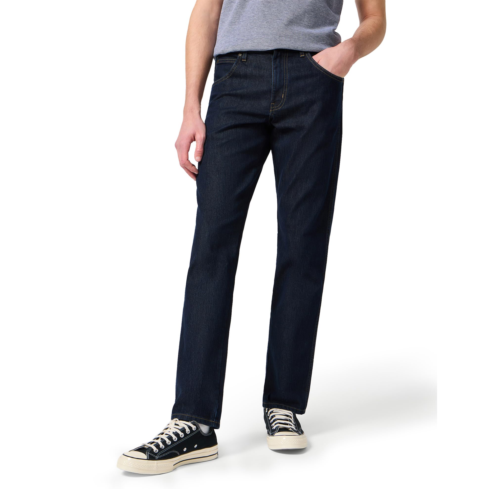 Wrangler - Men's Jeans - Regular Fit - Durables - Black