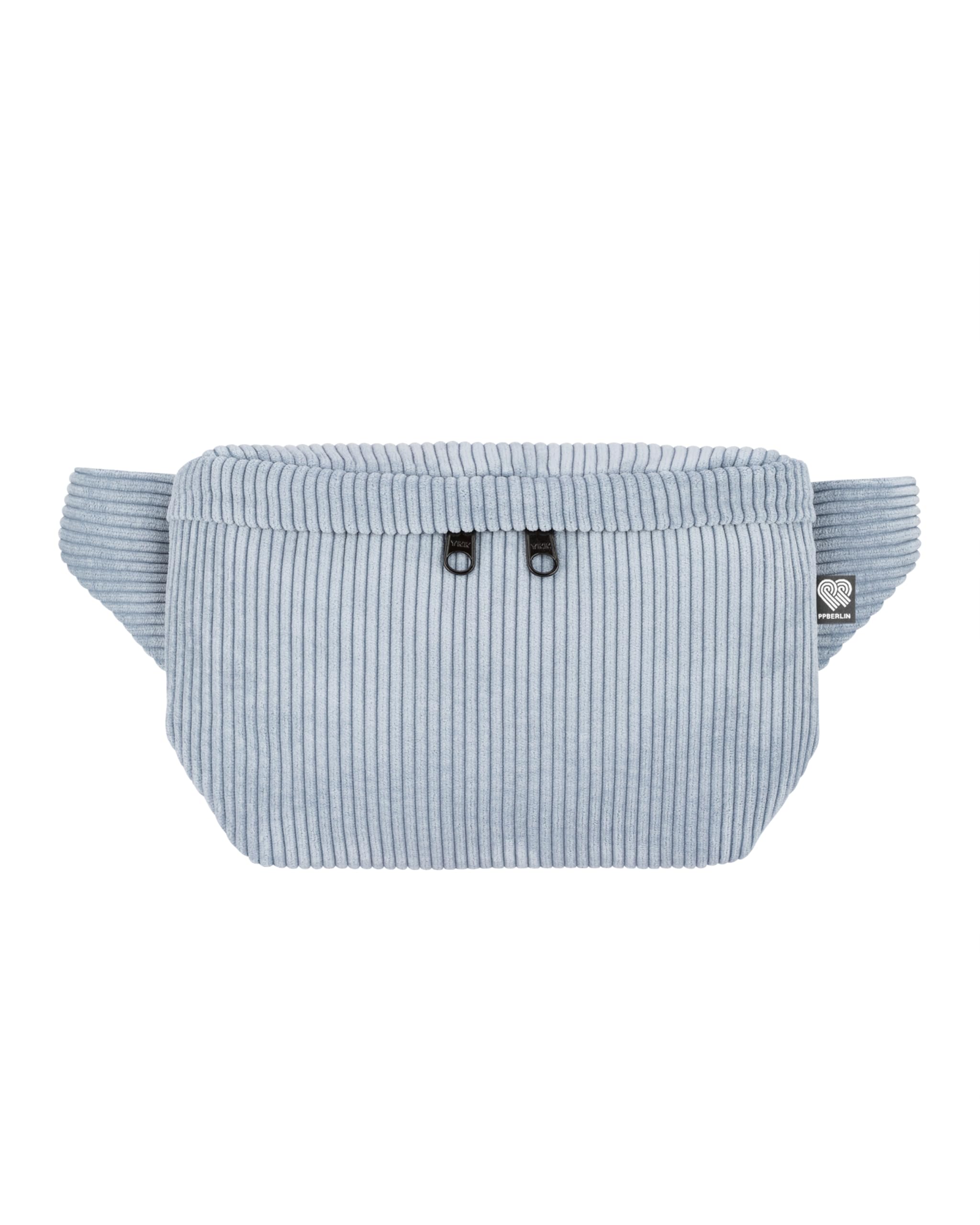 Bum Bag Corduroy Light Blue Square Medium