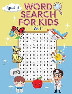 Word Search For Kids Ages 6-12: Improve Reading, Vocabulary And Spelling Practice | Puzzle Games For Boys And Girls