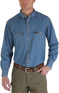 Wrangler Logger Men's Twill Long Sleeve Workshirt