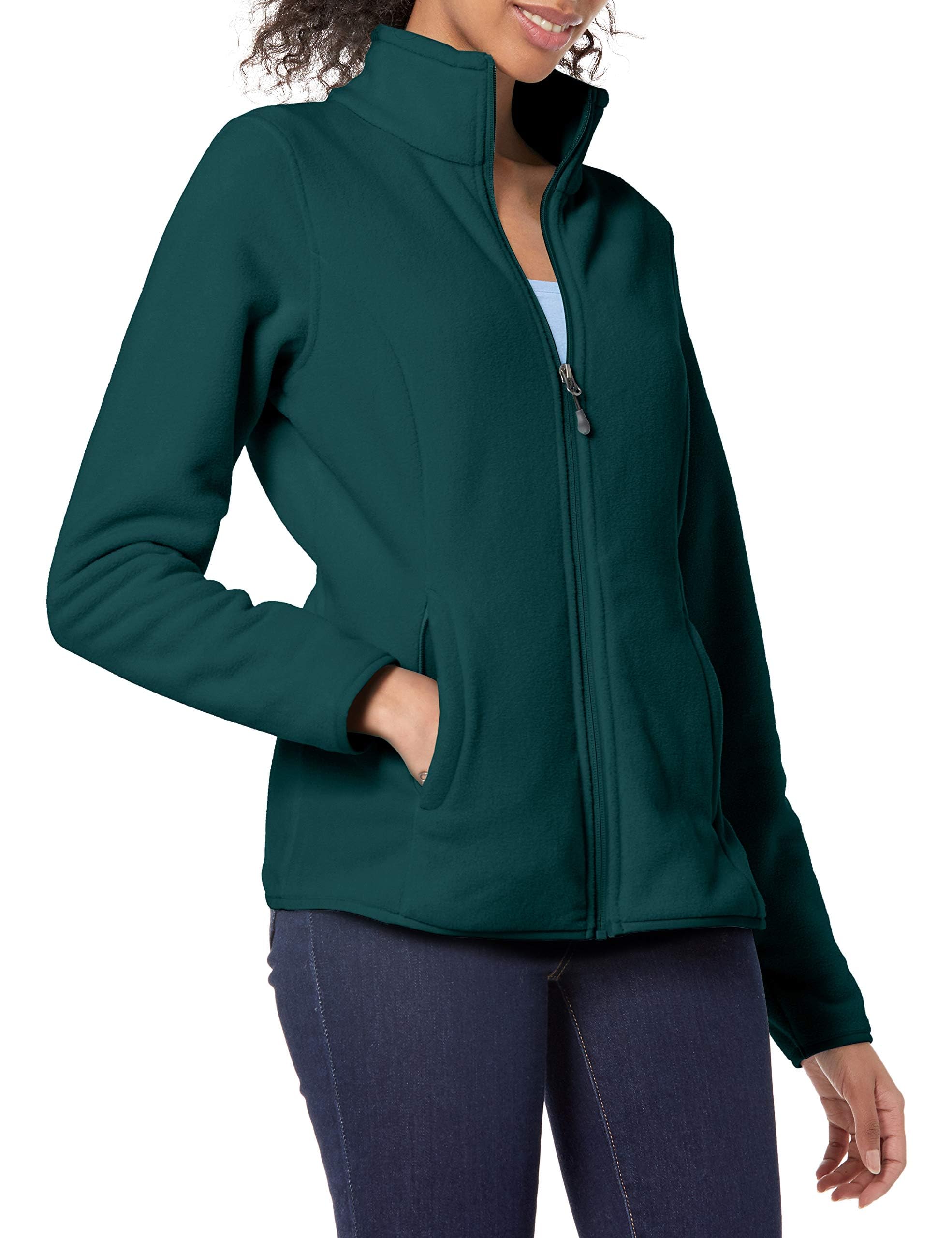 Amazon Essentials Women's Classic Fit Polar Fleece Jacket with Zip (Available in