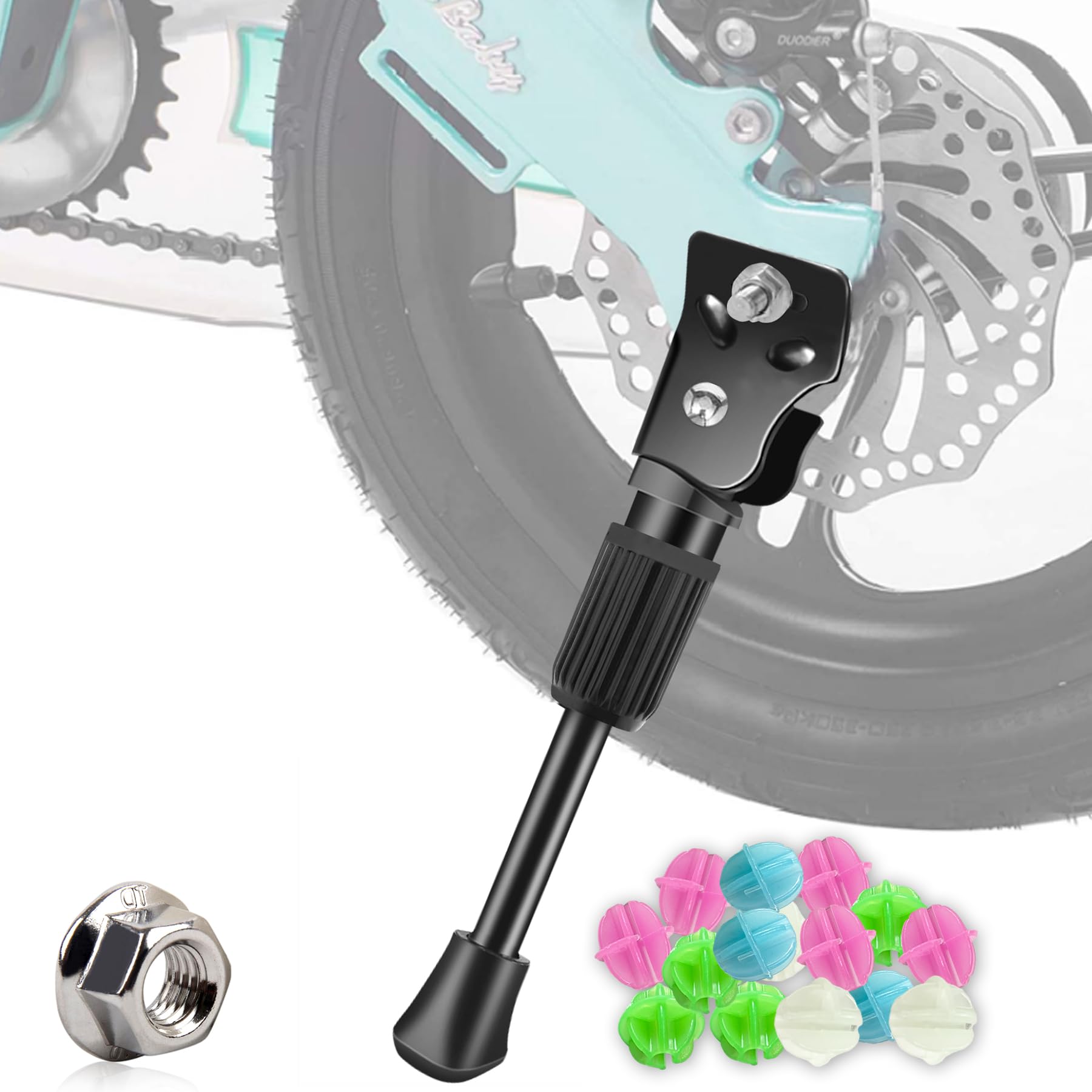 LEICHTEN Kickstand for Kids Bike, Kids Bike Kickstand for 12/14/16/18/20 Inch Wh