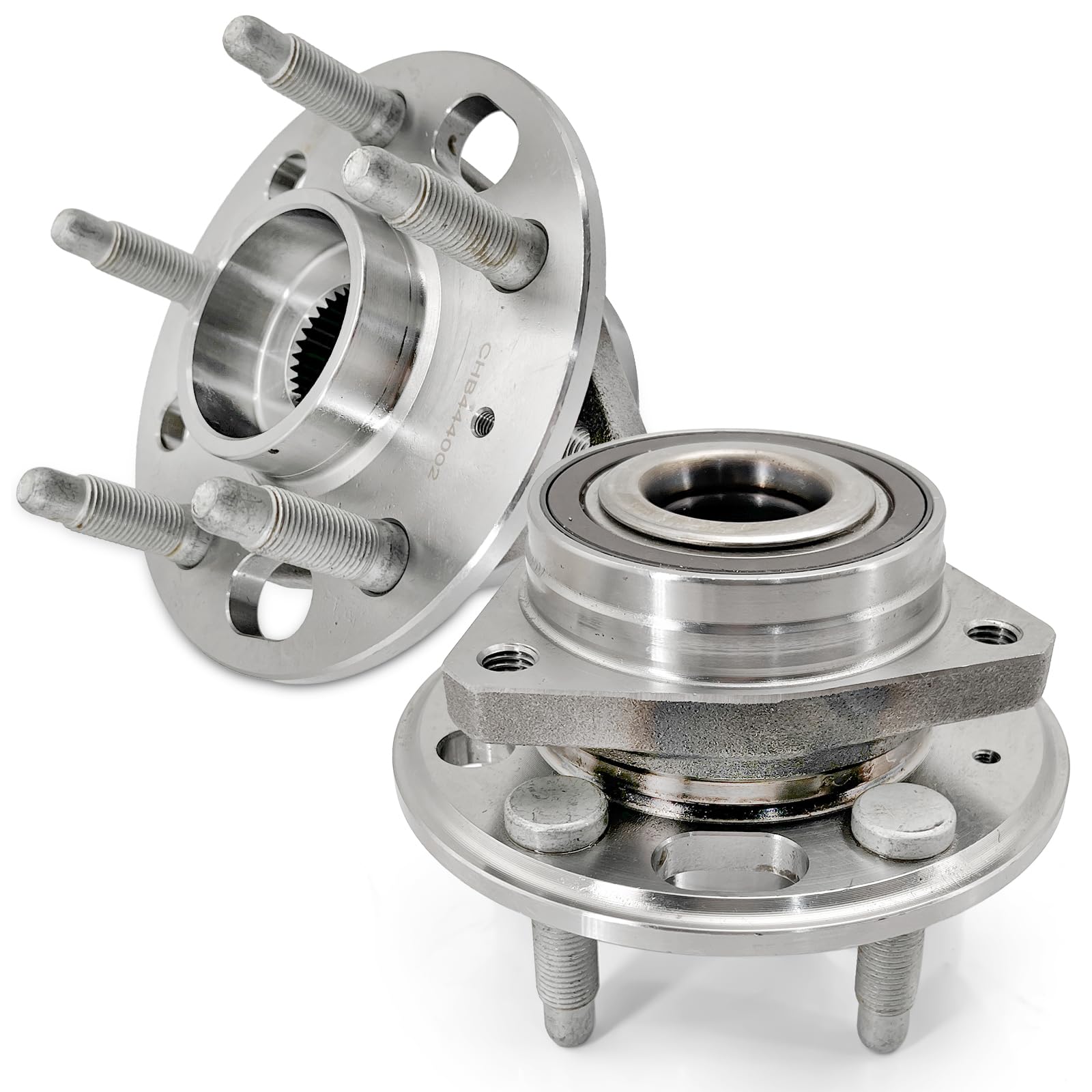 Pair 513288 Front or Rear Wheel Bearing Hub Assembly Compatible with Chevy Malib