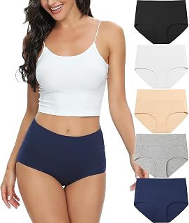 Wealurre Women High Waist Cotton Knickers C Section Underwear