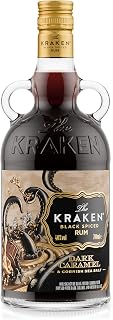 Kraken Dark Caramel & Cornish Sea Salt Black Spiced Rum 40% ABV 70cl | Rich Salted Caramel, Toffee & Exotic Spice Flavour | Cocktails, Mixing & Gifts
