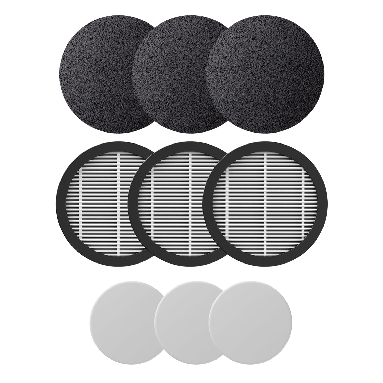 Fieety Ultra 10 Vacuum Cleaner Accessories - Hepa filter + sponge + aromatherapy