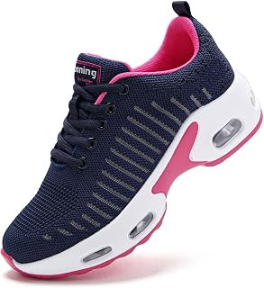 Myztra Women's Running Shoes and Walking Shoes Cushioning Air Cushion Lightweight Breathable Non-Slip Comfortable for Fitness Gym Jogging Daily