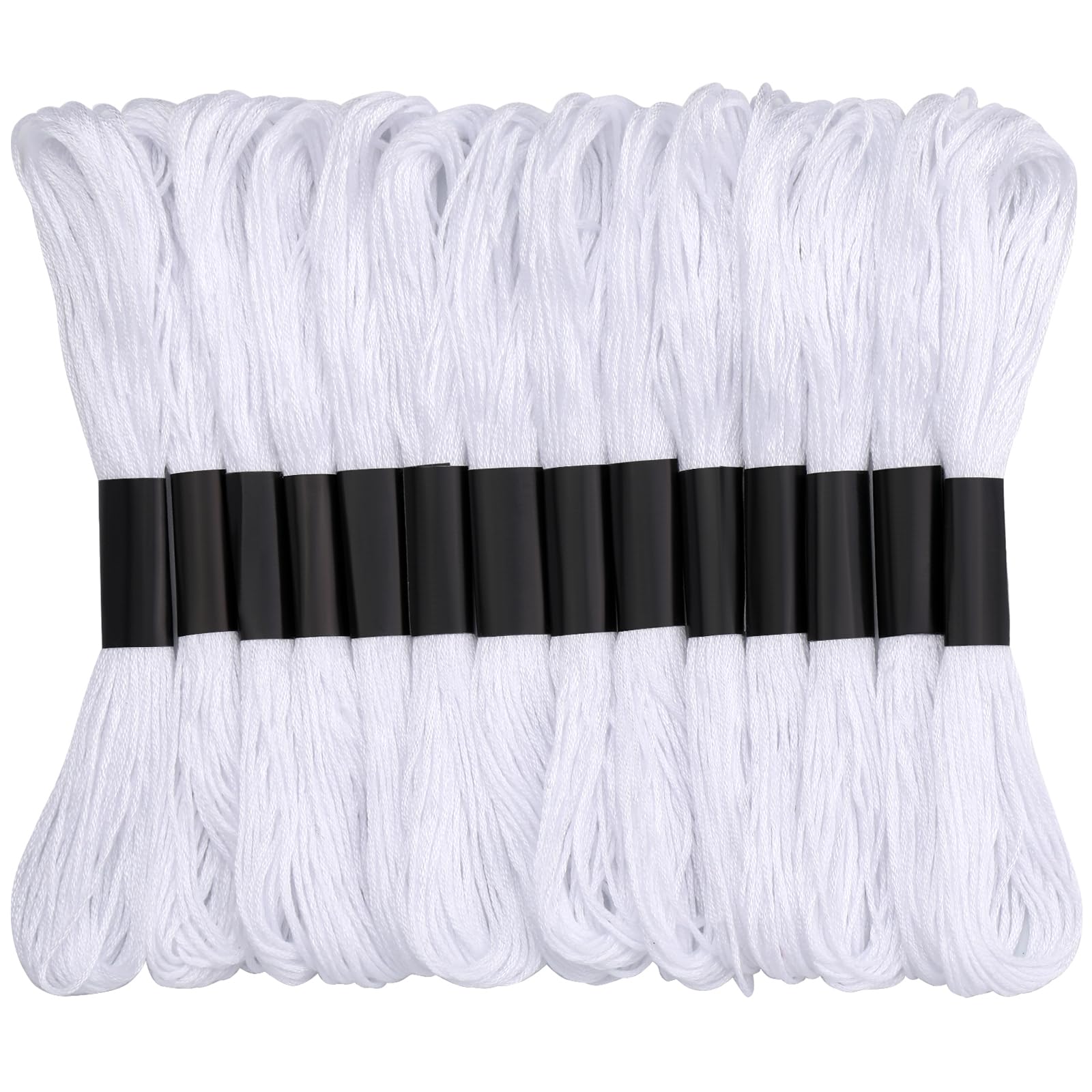 14 Skeins White Embroidery Floss, White Embroidery Thread, Friendship Bracelet S
