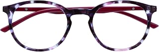 OPULIZE Met B60-5 + 1.50 Blue Light Block Computer Gaming Glasses Purple Cherry Red Men Women Spring Hinges