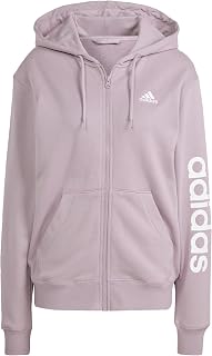 adidas Women's Essentials Linear French Terry Hooded Jacket