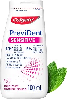Colgate PreviDent Sensitive Toothpaste for Sensitive Teeth, Mint, 100 mL