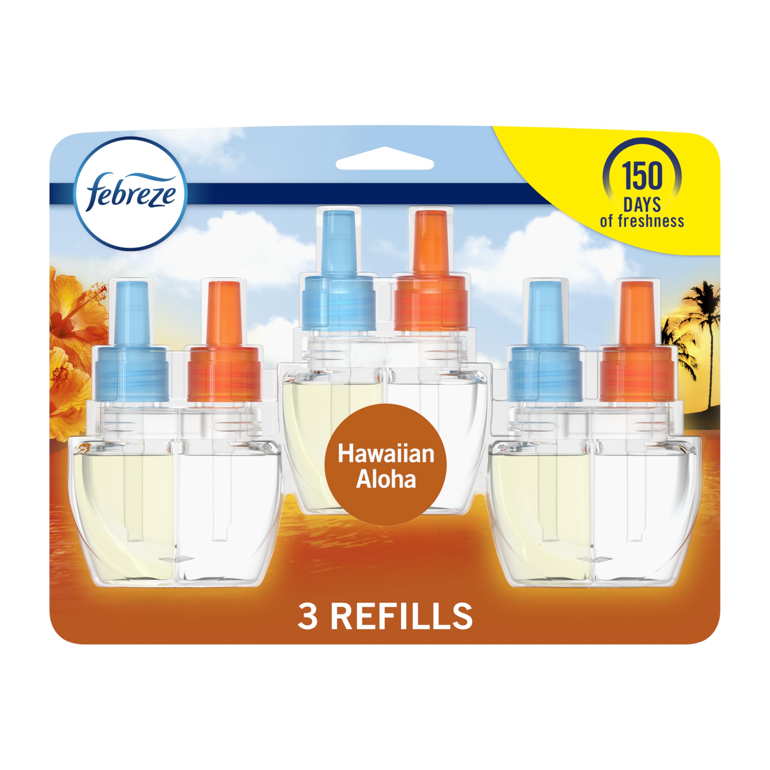 Febreze Plug in Air Freshener, Odor-Fighting Scented Oil Refill, Air Fresheners 