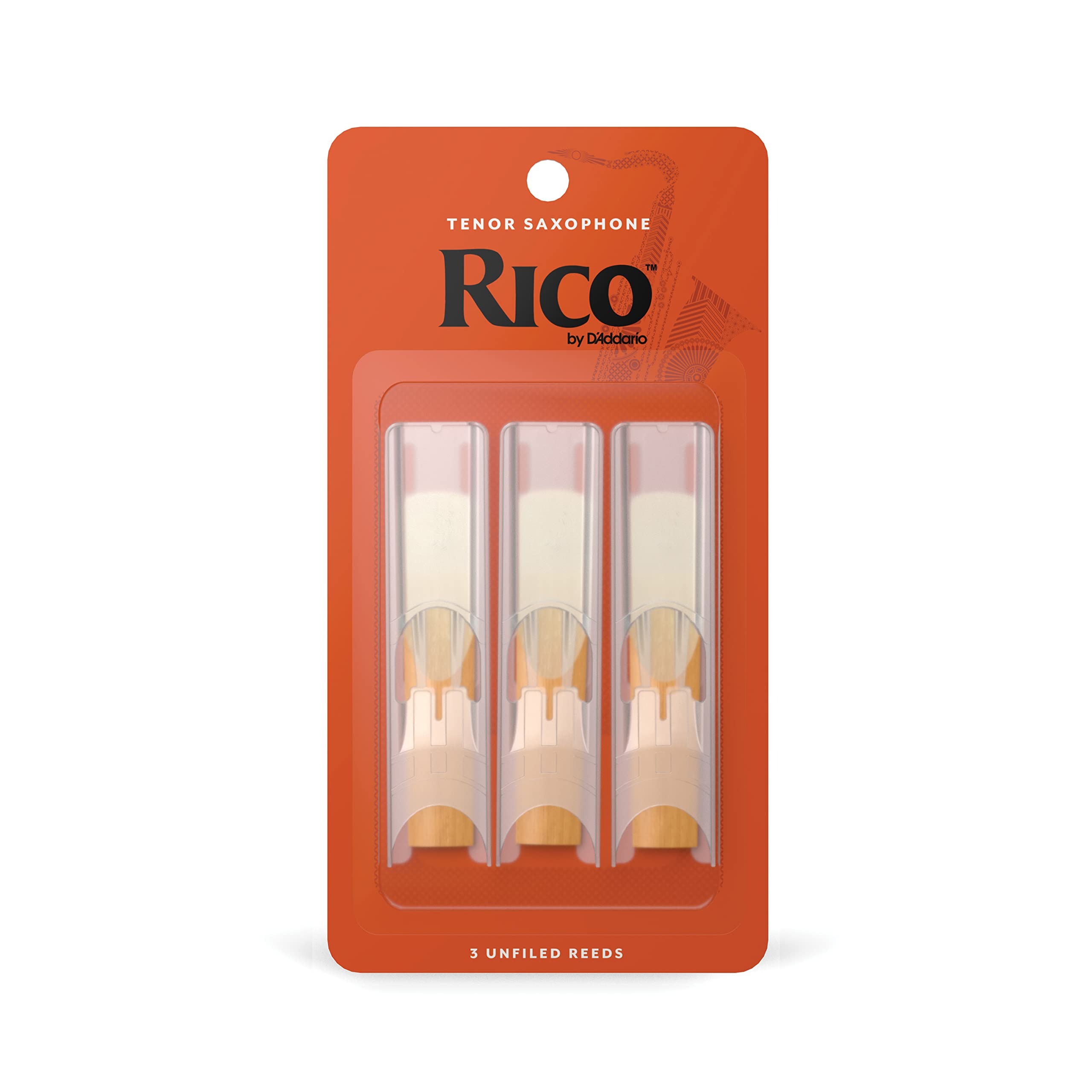 D’Addario Woodwinds - Rico Tenor Sax Reeds - Tenor Saxophone Reeds - Tenor Reeds