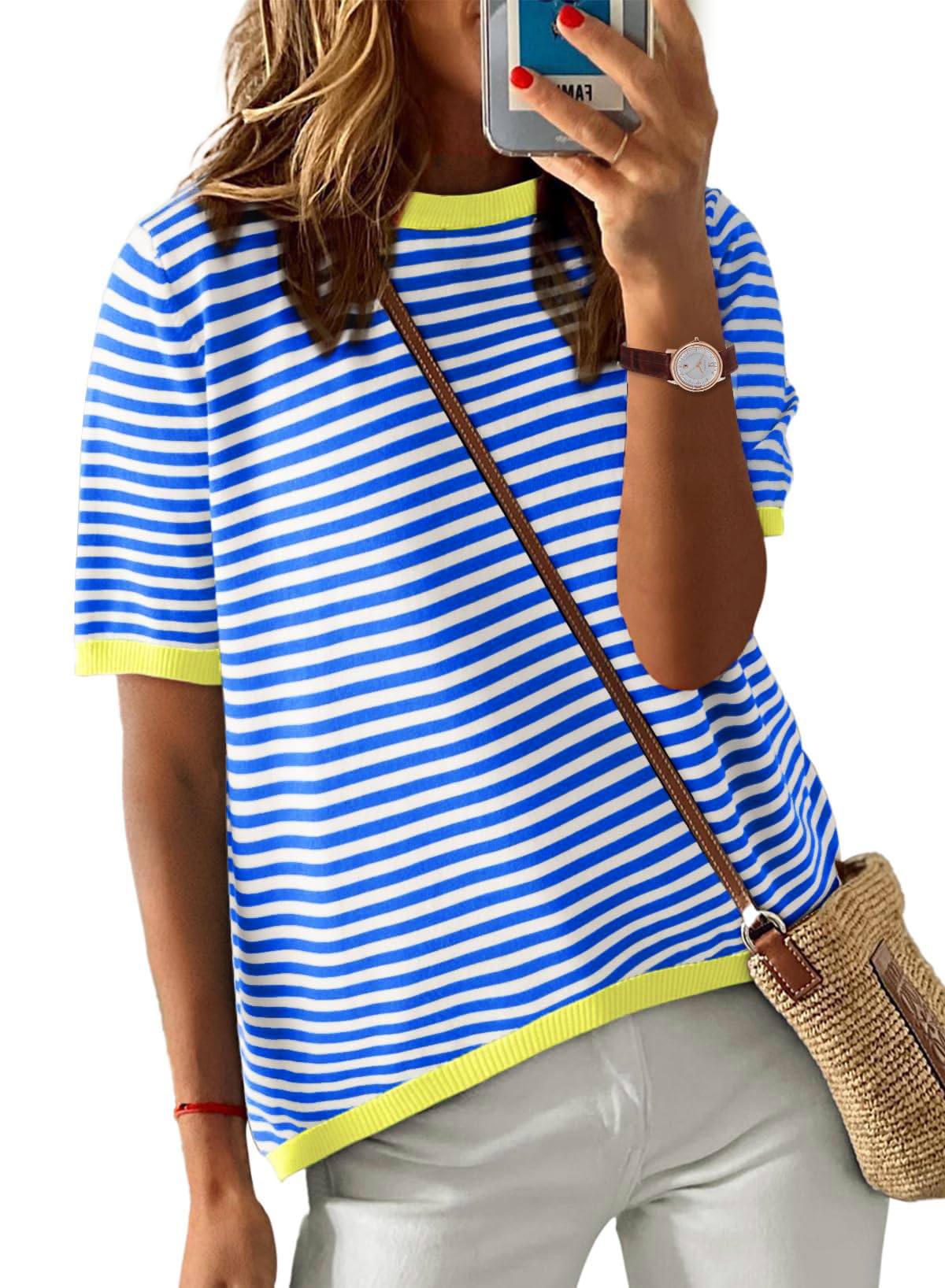 T-shirts Short Sleeve Women Tops Summer Casual Comfortable Loose T-Shirt Round N