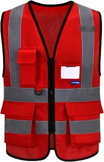 red working vest for men