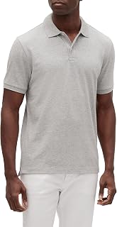 GAP Pique Stretch V-Neck Polo Shirt, Solid Men's Shirt