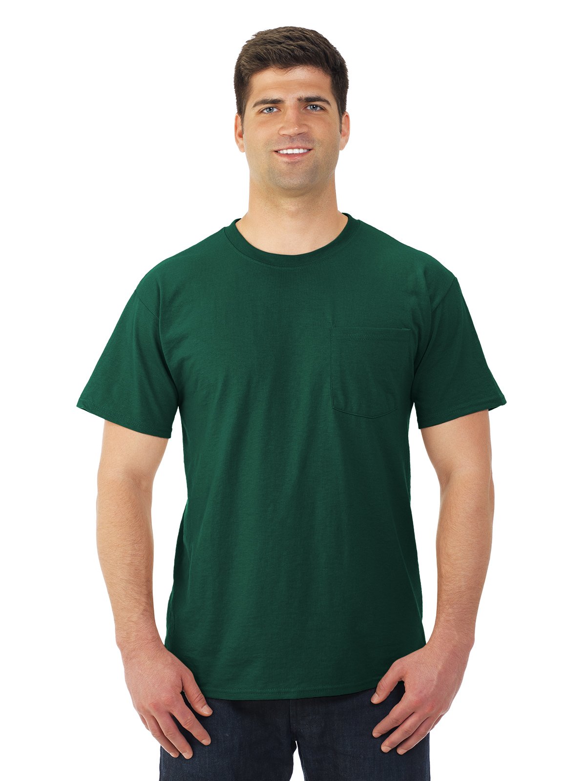 Jerzees - T-shirt - Maniche corte - Uomo Verde Forest green M