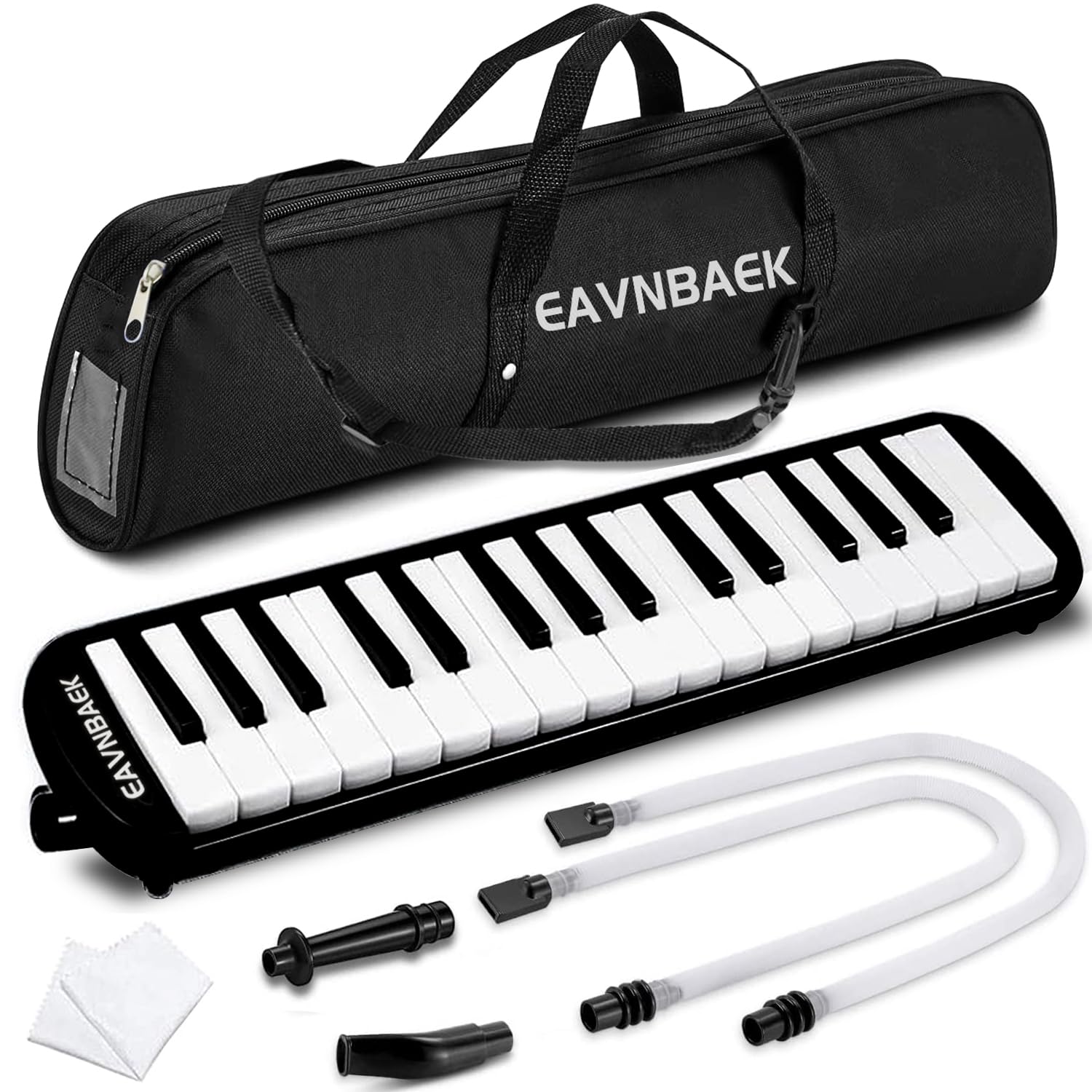 Eavnbaek 32 Keys Melodica Instrument, Soprano Melodica Air Piano Keyboard Pianic