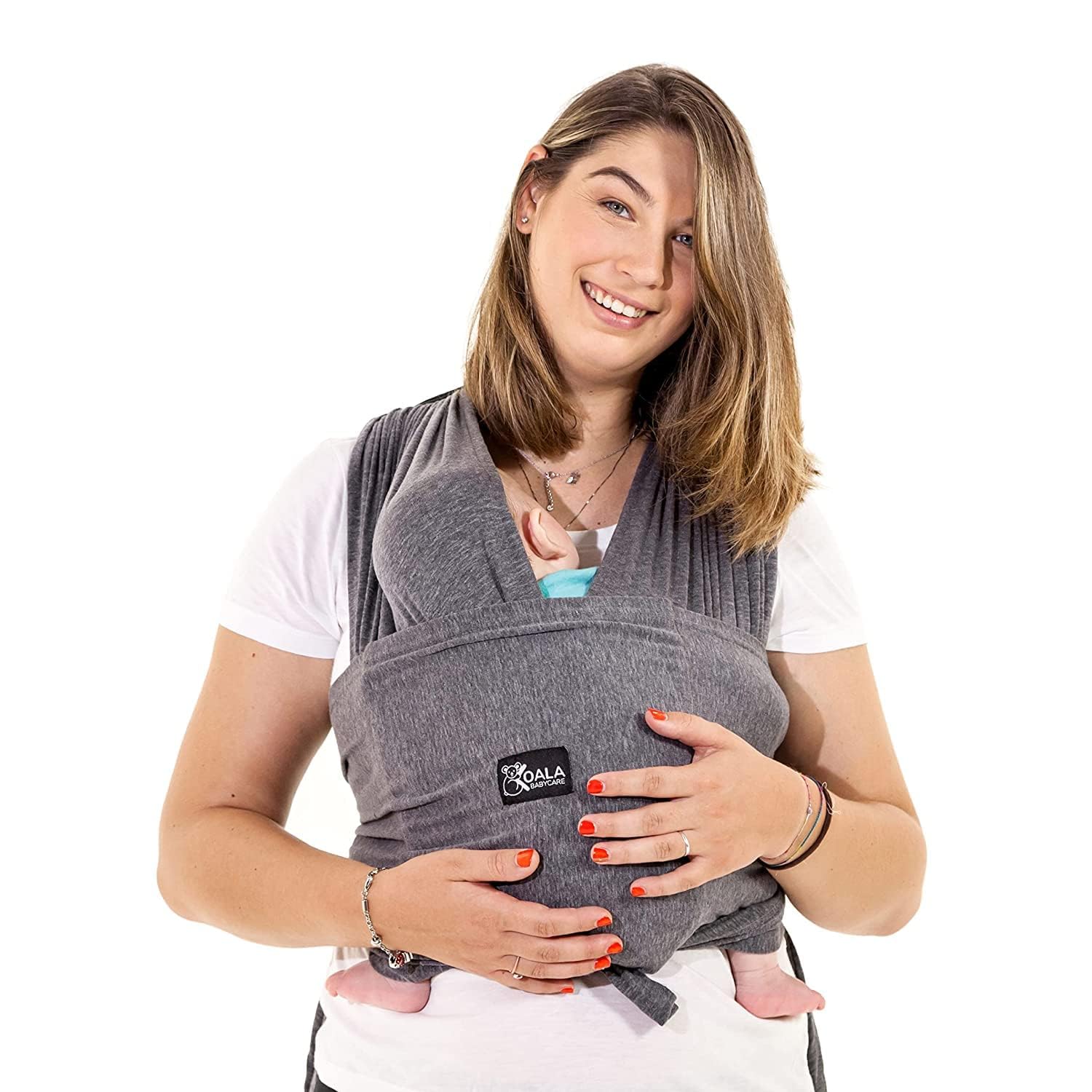 Koala Babycare Baby Sling Easy to Wear - Certified Ergonomic Support - Multi-Pur