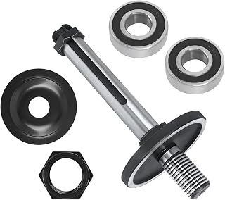 Follde Arbor Assembly for Delta Right Tilt UniSaw - Includes Blade Flange, Bearings, Arbor Nut and Pulley Nut - Replaces 422043030003